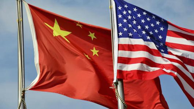 China and US flag
